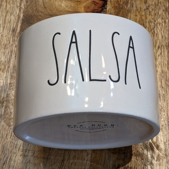 Rae Dunn  Guac + Salsa Set + 2 spoons - Picture 6 of 11